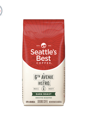 Seattle's Best Coffee-西雅图超佳咖啡 4级 深度烘焙咖啡粉 566g