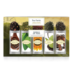Tea Forte-World of Teas 茶世界 精品独立包装茶袋礼盒 15袋