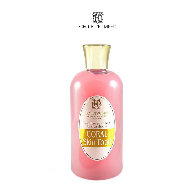 Geo F.Trumper-Coral 保湿滋养舒缓剃须软化男士须前后乳液 200ml