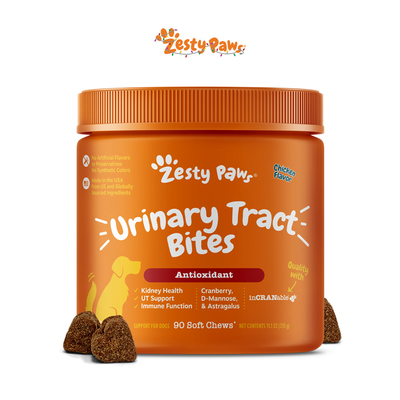 Zesty Paws-含蔓越莓 药蜀葵荨麻根呵护狗狗肾脏膀胱泌尿道营养片