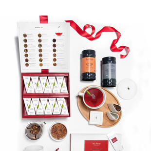 Tea Forte-Warming Joy温暖喜悦 金字塔红绿花草茶 茶包礼盒 40包