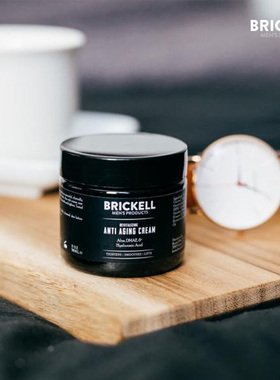 Brickell-高品质Revitalizing Anti Aging 滋养男士面霜晚霜59ml