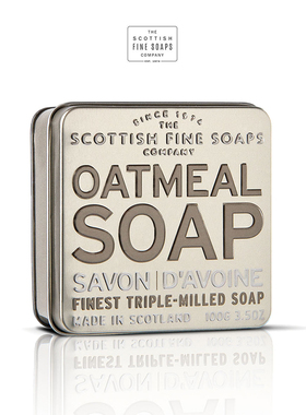 Scottish Fine Soaps-天然燕麦片 磨砂去角质洗手香皂沐浴皂 100g