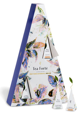 Tea Forte-柑橘乌龙青芒蜂蜜茉莉芙蓉木槿12种不同花果香礼盒茶包