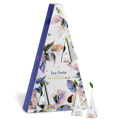 Tea Forte-柑橘乌龙青芒蜂蜜茉莉芙蓉木槿12种不同花果香礼盒茶包