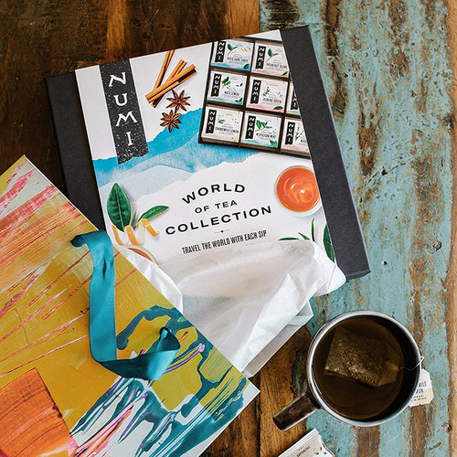 Numi-World of Tea Collection 绿茶伯爵9种茶世界茶包组合礼盒装