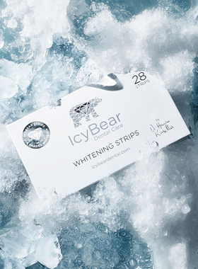 Icy Bear-牙医研发PAP技术呵护牙釉质 敏感牙适用 牙齿亮白贴片