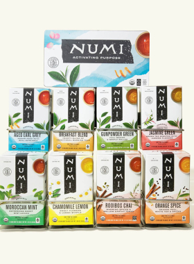 Numi-Damiana Focus Boost Your Brain洛神花集中专注茶包16包