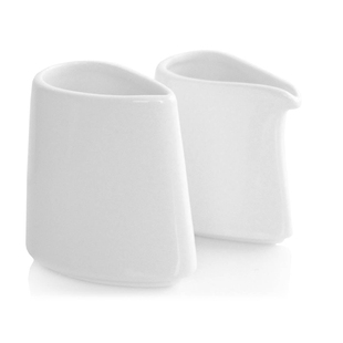 Tea Forte-美国Sugar Creamer迷你陶瓷咖啡茶伴侣糖罐奶罐2件套装