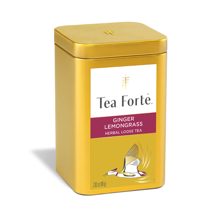 Tea Forte-GINGER LEMONGRASS姜柠檬草草本茶舒缓助消化罐装茶叶