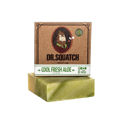 Dr. Squatch-清凉芦荟 Cool  Aloe 男士香皂洗手沐浴皂 140g