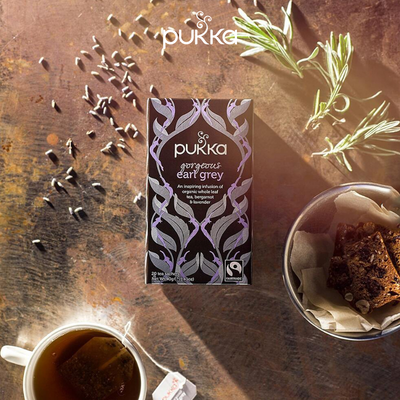 Pukka-普卡 舒缓紧张平静情绪清新风味浓郁伯爵红茶花草茶 20袋