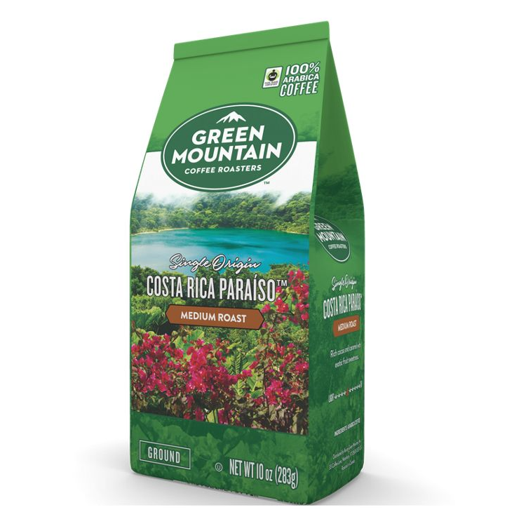 green mountain-绿山咖啡 中度烘焙 哥斯达黎加天堂  咖啡粉 283g