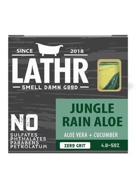 Lathr-Jungle Rain Aloe含滋养精油羊奶芦荟黄瓜回归自然纯净香皂