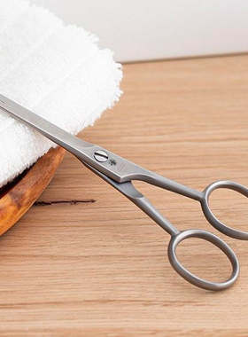 DOVO-德国杜沃 Beard and Moustache Scissors哑光不锈钢胡须剪刀