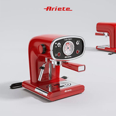 Ariete 浓缩咖啡机 复古小型打奶双过滤卡布奇诺意式 意大利 1388