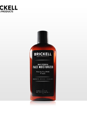 Brickell-Daily Essential深层滋润皮肤男士精华保湿面霜118ml