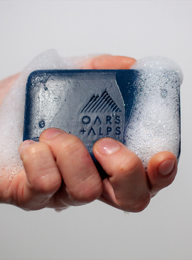 Oars Alps-蓝色木炭深层清洁祛痘痘粉刺去角质男士肥皂沐浴皂171g