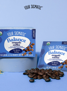 Four Sigmatic-Balance 南非醉茄圣罗勒阿拉比卡中度速溶咖啡10包