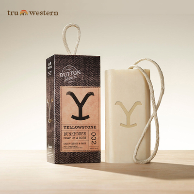 带绳子柑橘鼠尾草男士沐浴香皂