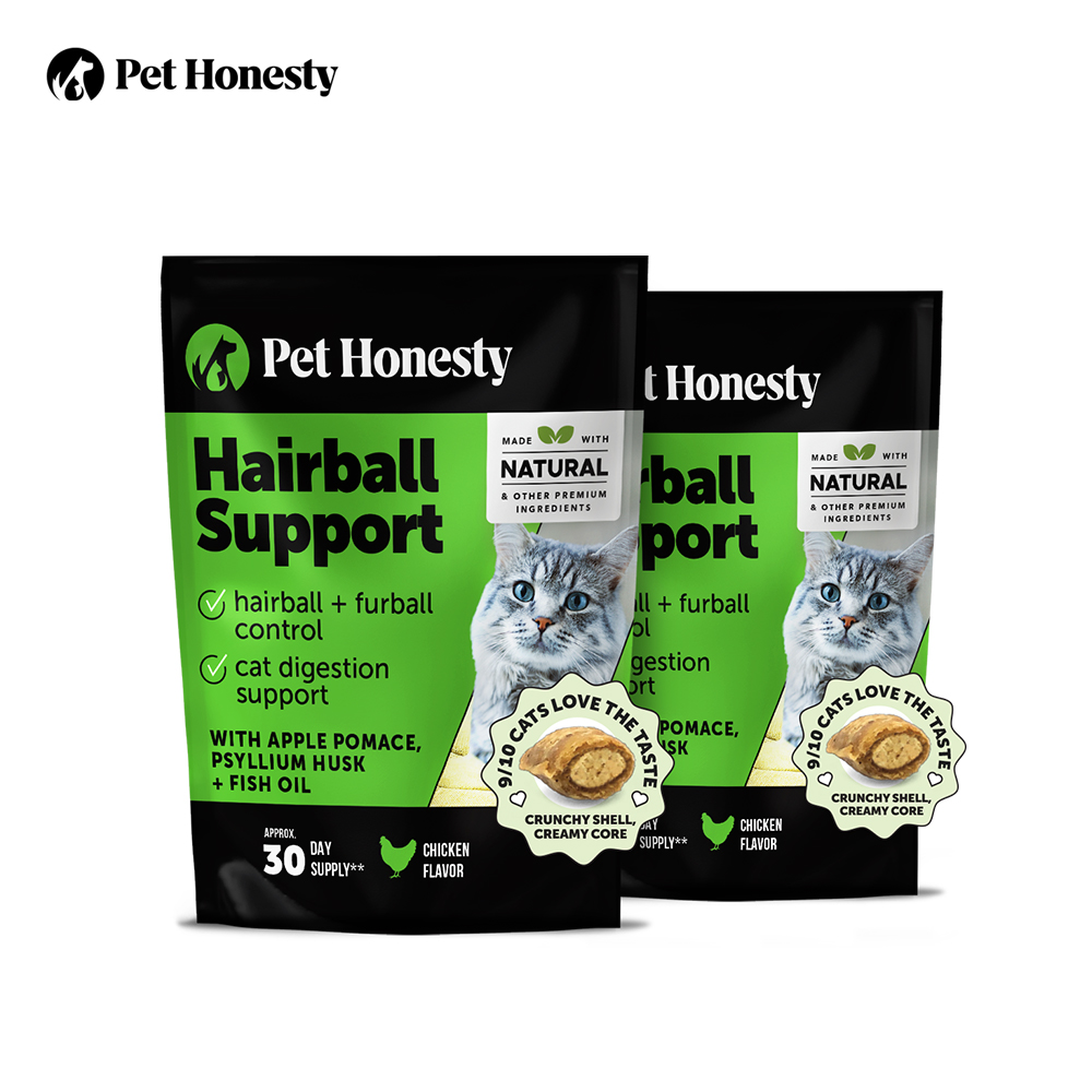 Pet Honesty-促进毛球排出益于消化系统双质地营养补充猫咪化毛膏