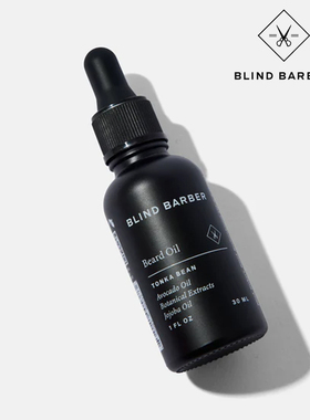 Blind barbe-零陵香豆皮肤保持水润滋养并软化粗糙胡须面部精油