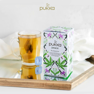 Pukka-普卡 Peace 和平宁静放松 洋甘菊留兰香无咖啡因花草茶20袋