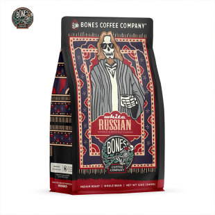 Bones Coffee-白骨咖啡 奶油咖啡利口酒风味 中度烘焙咖啡豆 340g