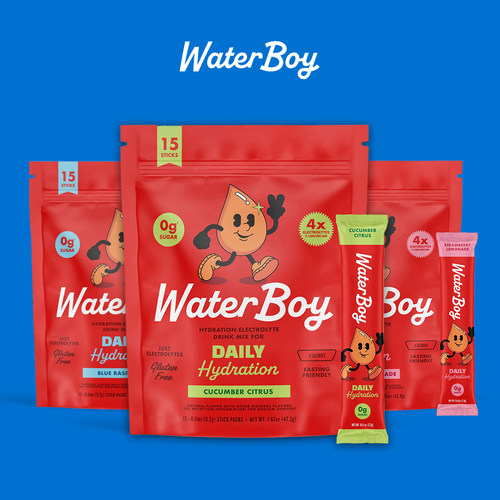 Water Boy-Daily Hydration有机甜菊糖苷无糖 每日补水电解质粉