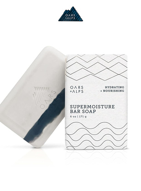 Oars Alps-超级保湿温和清洁补水滋润舒缓干燥紧绷男士香皂171g