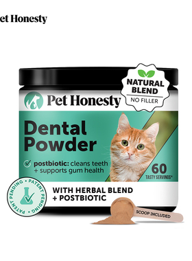 Pet Honesty-对抗牙菌斑牙垢缓解牙龈炎症清新口气呵护猫咪洁齿粉