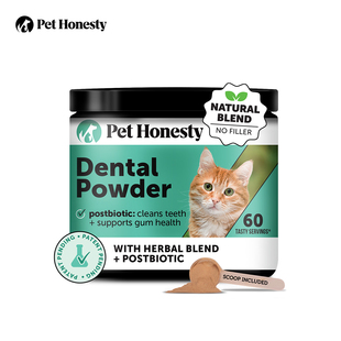 Pet Honesty-对抗牙菌斑牙垢缓解牙龈炎症清新口气呵护猫咪洁齿粉
