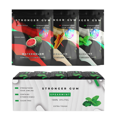 Stronger gum-下颌肌肉锻炼超耐嚼坚韧持久世界上超硬清新口香糖