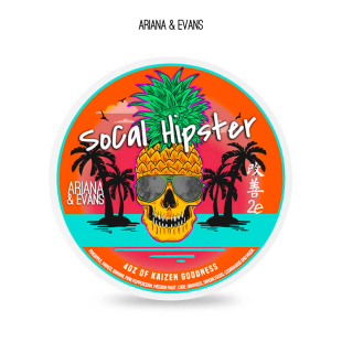 Ariana Evans-SoCal Hipster 南加州潮人 清新温暖男士剃须皂113g