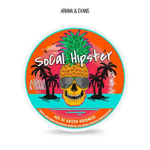 A&E菠萝果味清新温暖男士剃须皂
