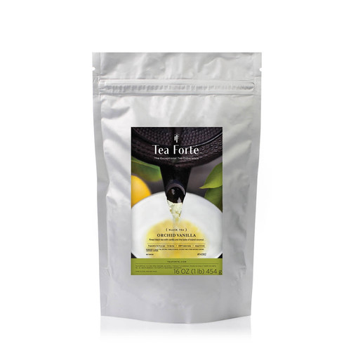 Tea Forte-ORCHID VANILLA口感浓郁顺滑兰花香草红茶优质茶叶454g