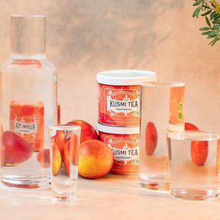 KUSMI TEA-法国库斯米AquaSummer洛神花桃子杏苹果无因花草茶100g
