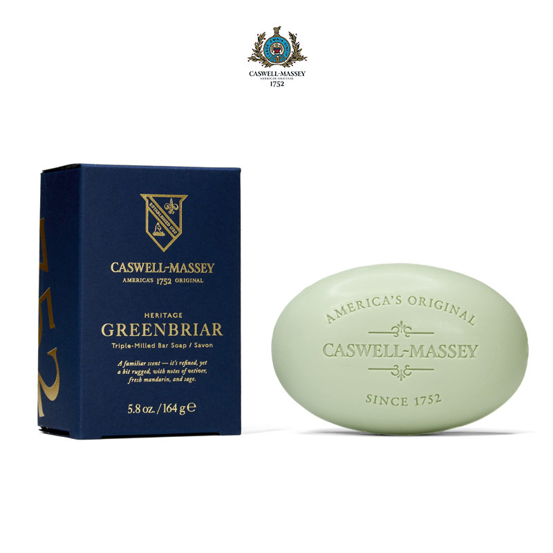 caswell massey-greenbriar 格林布里尔 保湿男士香皂沐浴皂164g