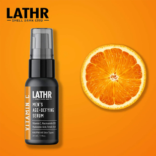 Lathr-Vitamin C Serum补水除皱黑斑光滑弹性 维C男士面部精华液