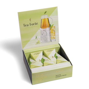 Tea Forte-白姜梨玫瑰果籽优质有机含咖啡因白冰茶金字塔浸泡茶包