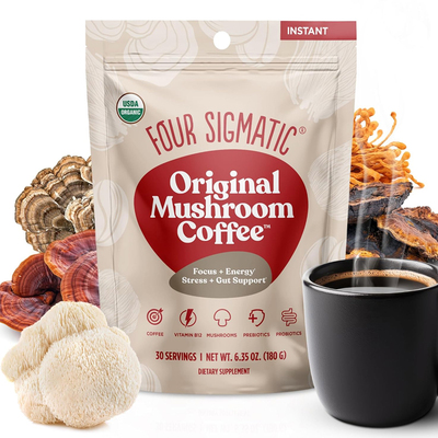 Four Sigmatic-增强能量专注力免疫猴头菇白桦茸灵芝速溶咖啡180g