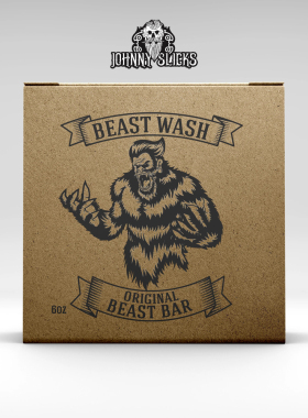 Johnny Slicks-Beast Bar 深层清洁毛孔保湿缓解干燥 天然沐浴皂