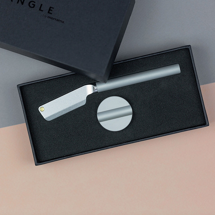 Angle Razor-可替换刀片 手动刮胡单刃老式直刃理发剃须刀礼盒