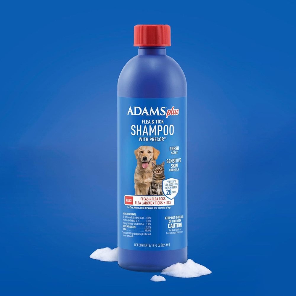Adams-除跳蚤蜱虫虱子滋养令毛发柔软亮泽易于打理宠物猫狗沐浴露