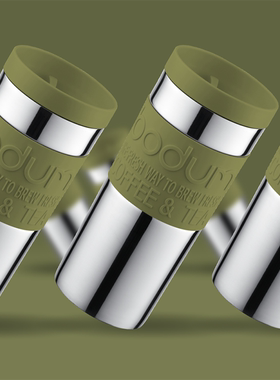 Bodum-波顿 TRAVEL MUG 双层不锈钢 真空 保温随行杯 350ml