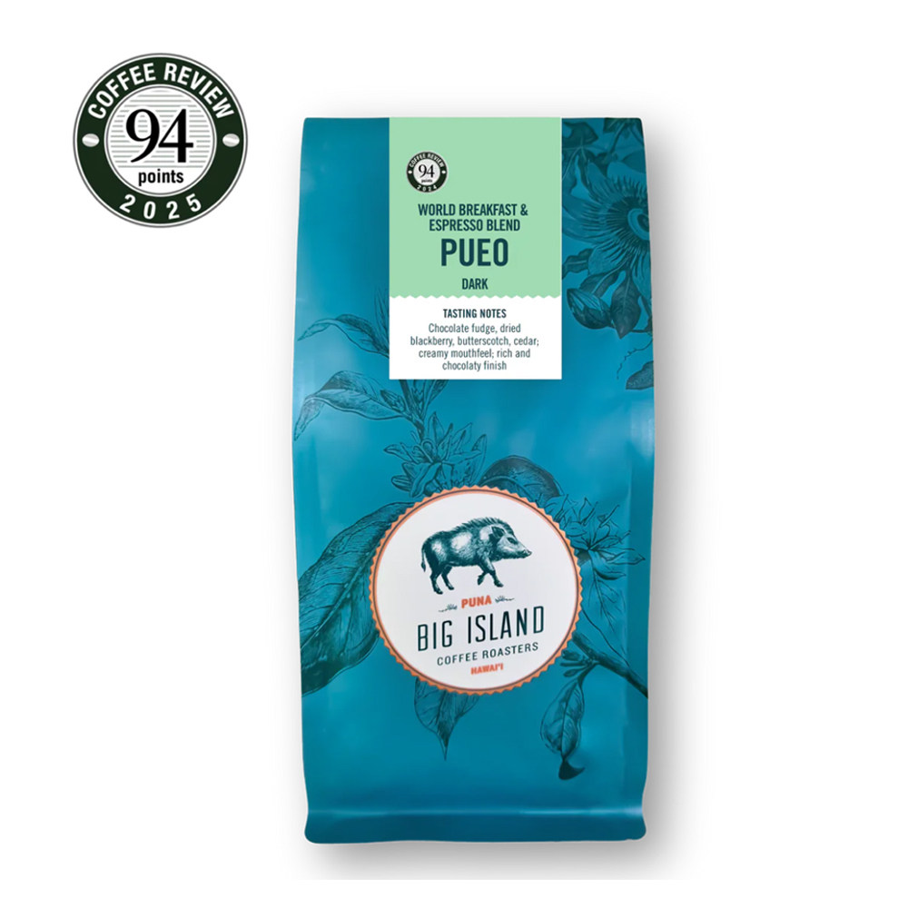 Big Island-Pueo巧克力软糖 黑莓干奶油糖雪松口感柔滑浓缩咖啡豆