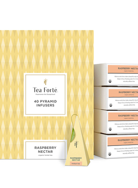 Tea Forte-RASPBERRY NECTAR芙蓉柑橘覆盆子养肌肤金字塔茶包礼盒