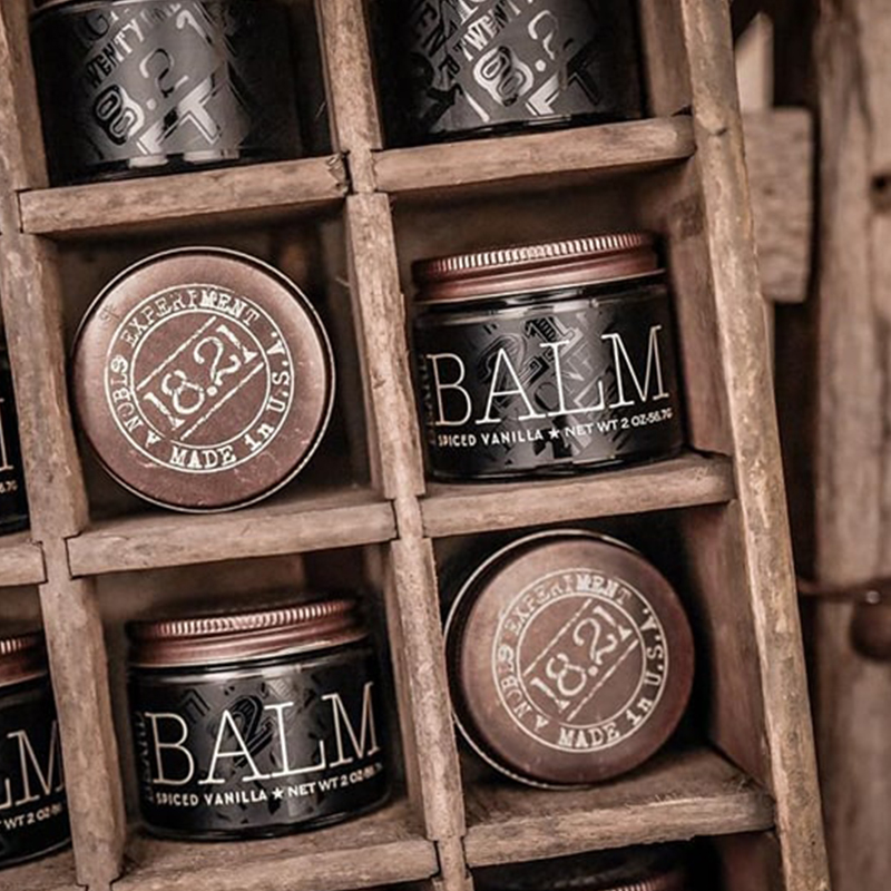 18.21 Man Made-香草 自然光泽 Beard Balm男士胡须定型滋养膏56g