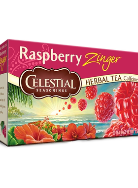 Celestial-喜乐 覆盆子 Raspberry Zinger 无咖啡因花草茶 6盒