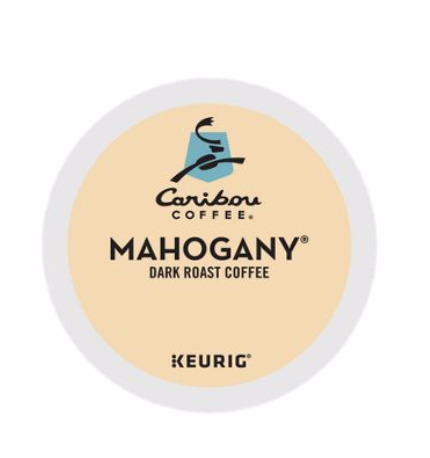 caribou coffee-驯鹿咖啡 mahogany 桃花心木 k-cup咖啡 24杯